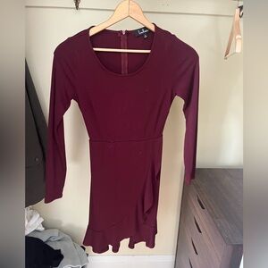 Lulu’s Long Sleeve Mini Dress